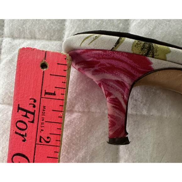 Kate Spade Pink Floral Heels - Picture 14 of 14